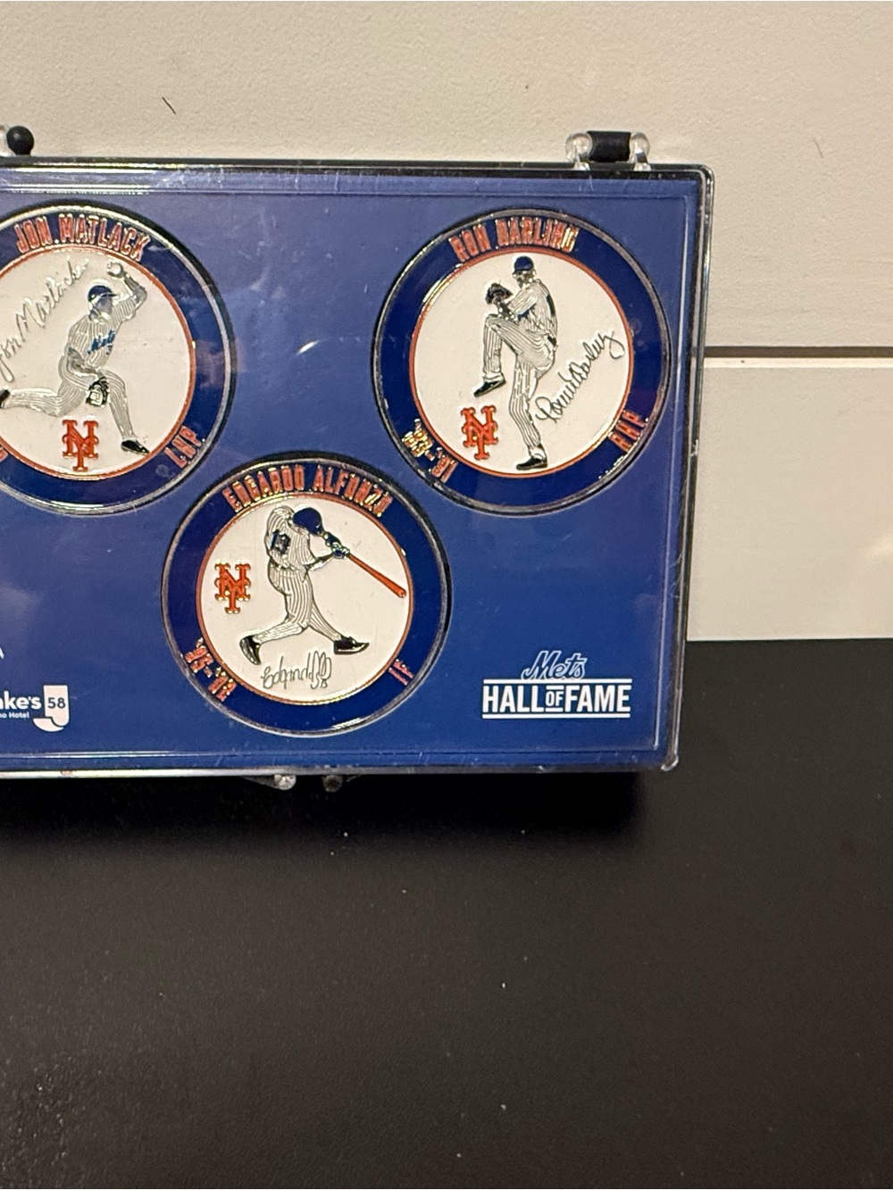 Mets Hall of Fame Commemorative Coin Set - Blue